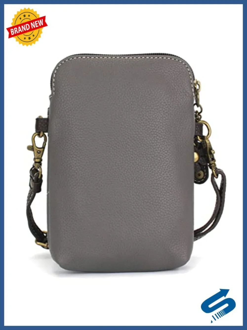 PU Leather Crossbody Cell Phone Purse with Adjustable Strap, Multi-Pocket